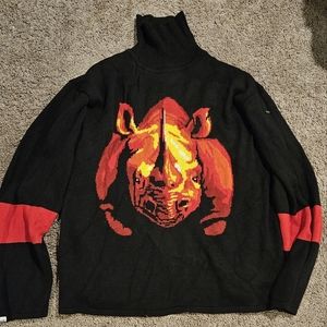Vintage Ecko Unlimited Rhino Jumper Sweater XXL